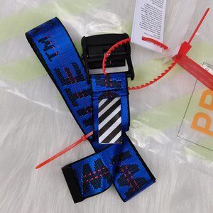 Unisex Off-White Industrial Style Belt